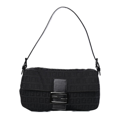 Fendi Zucchino Baguette Black 1 of 4