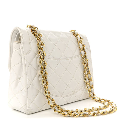 Chanel Lambskin Quilted Small Flap White 3 of 17