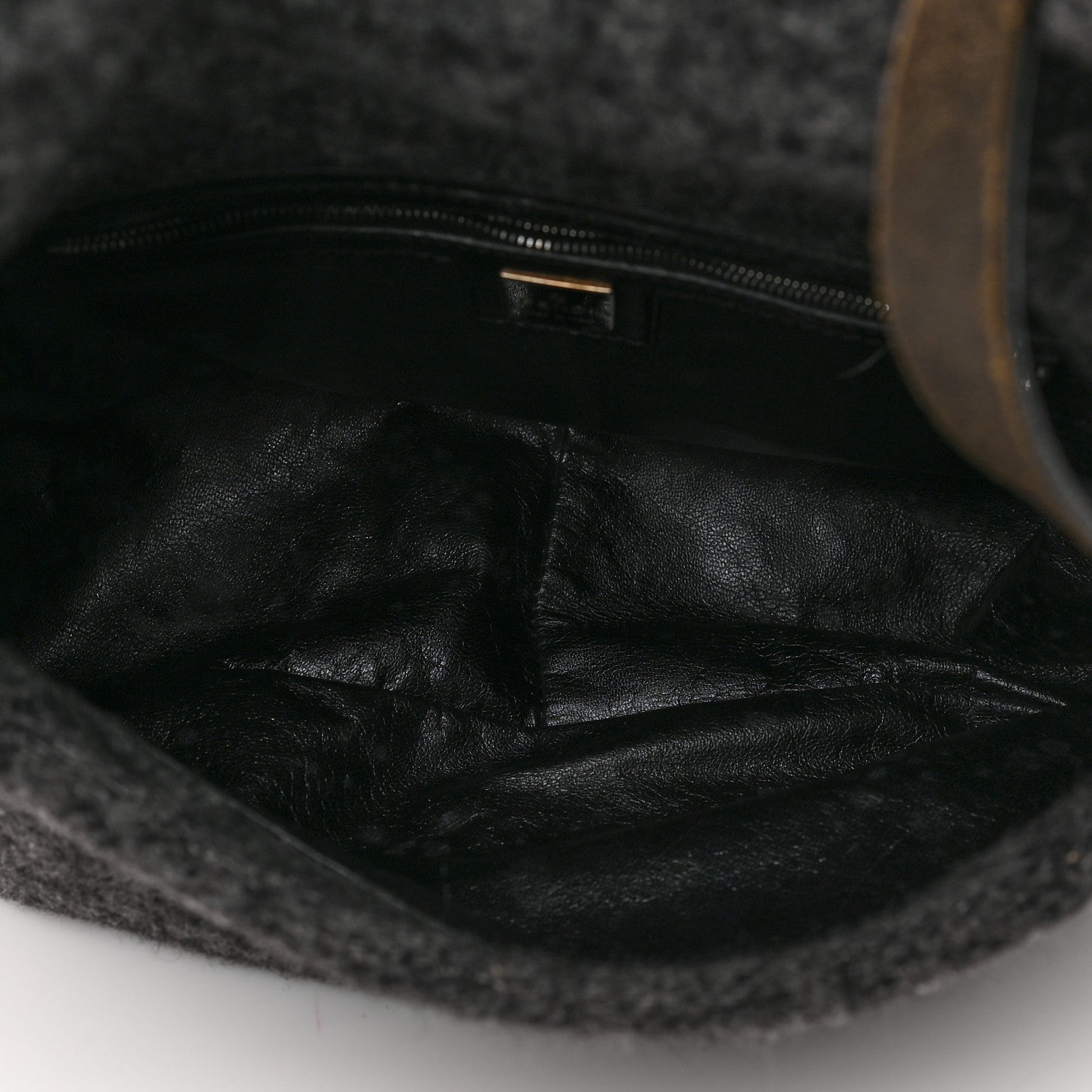 Fendi Wool Zucca Mama Baguette Grey 4 of 7