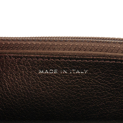 Chanel Iridescent Goatskin Quilted Wallet On Chain WOC Dark Bronze 7 of 8