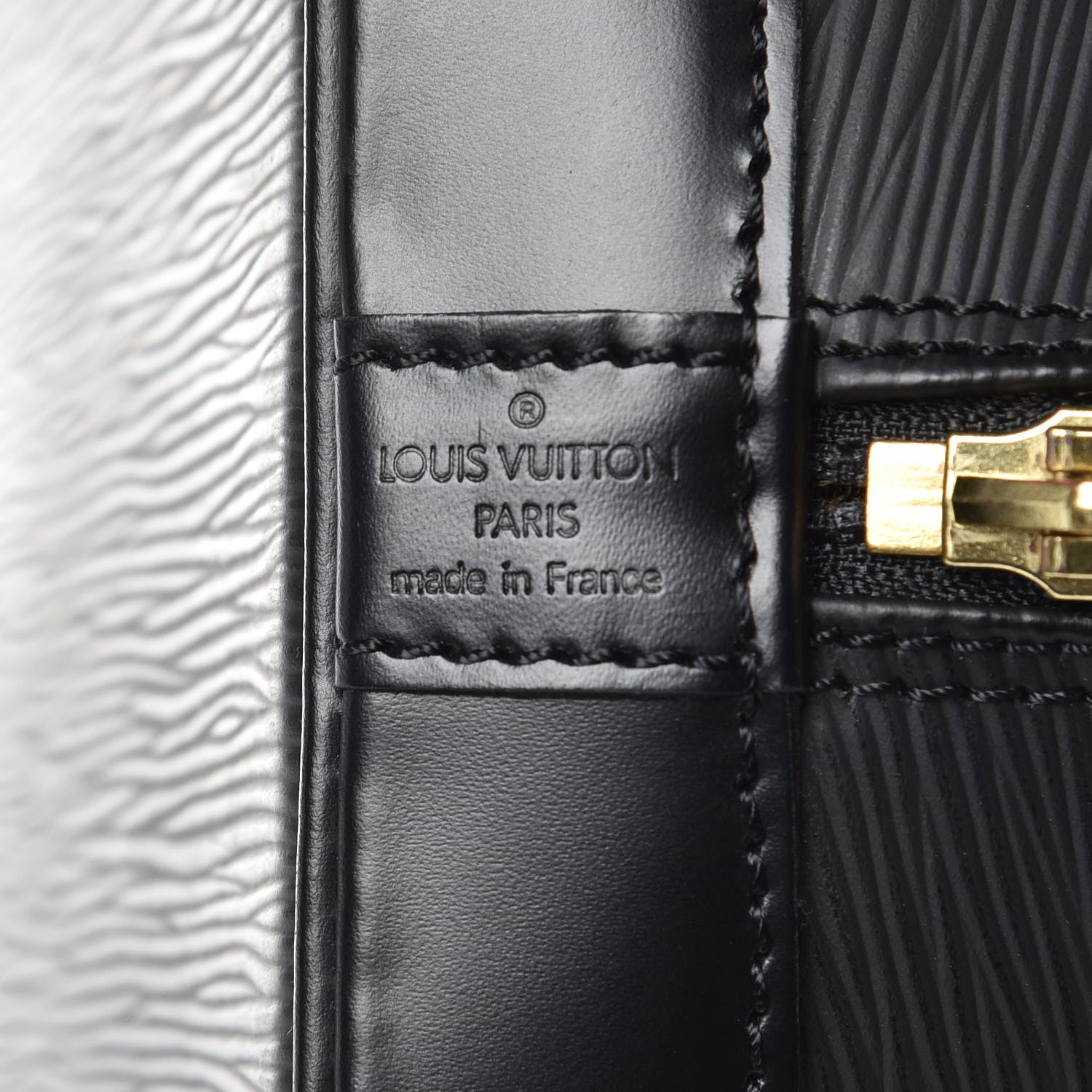 Louis Vuitton Epi Alma PM Black 7 of 13