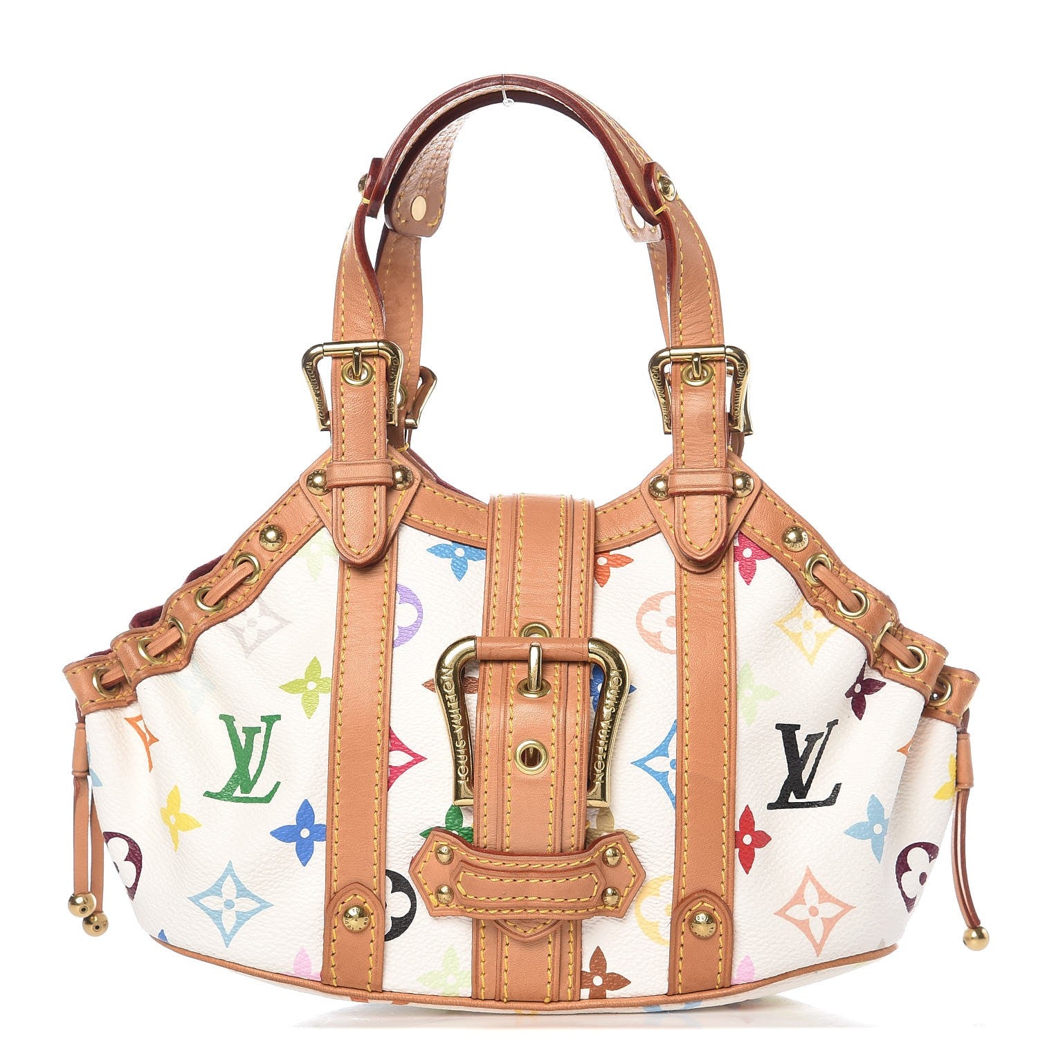 Louis Vuitton Monogram Multicolor Theda PM White 1 of 7