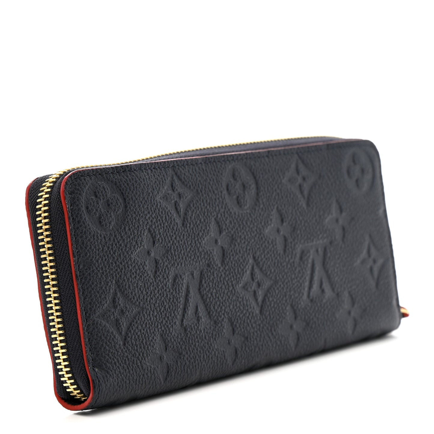 Empreinte Clemence Wallet Marine Rouge