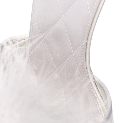 Louis Vuitton Marabou Crystal LV Marilyn Mule 39 White 9 of 9