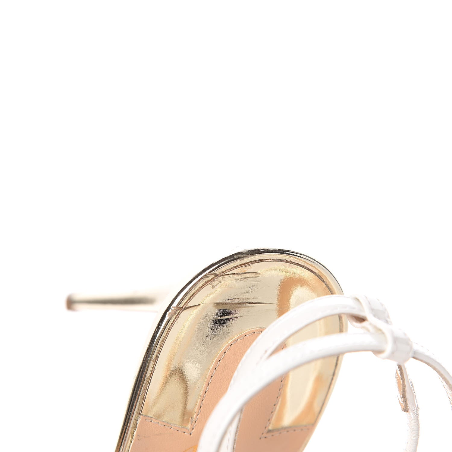 Christian Louboutin Patent PVC Optichoc 100 Pumps 37.5 White Light Gold 9 of 12
