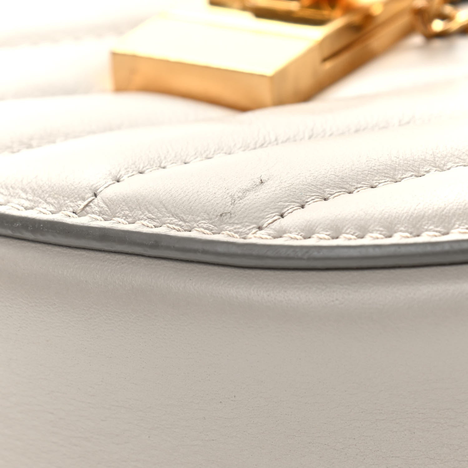 Chloe Quilted Calfskin Mini Drew Bijou Shoulder Bag Motty Grey 9 of 11