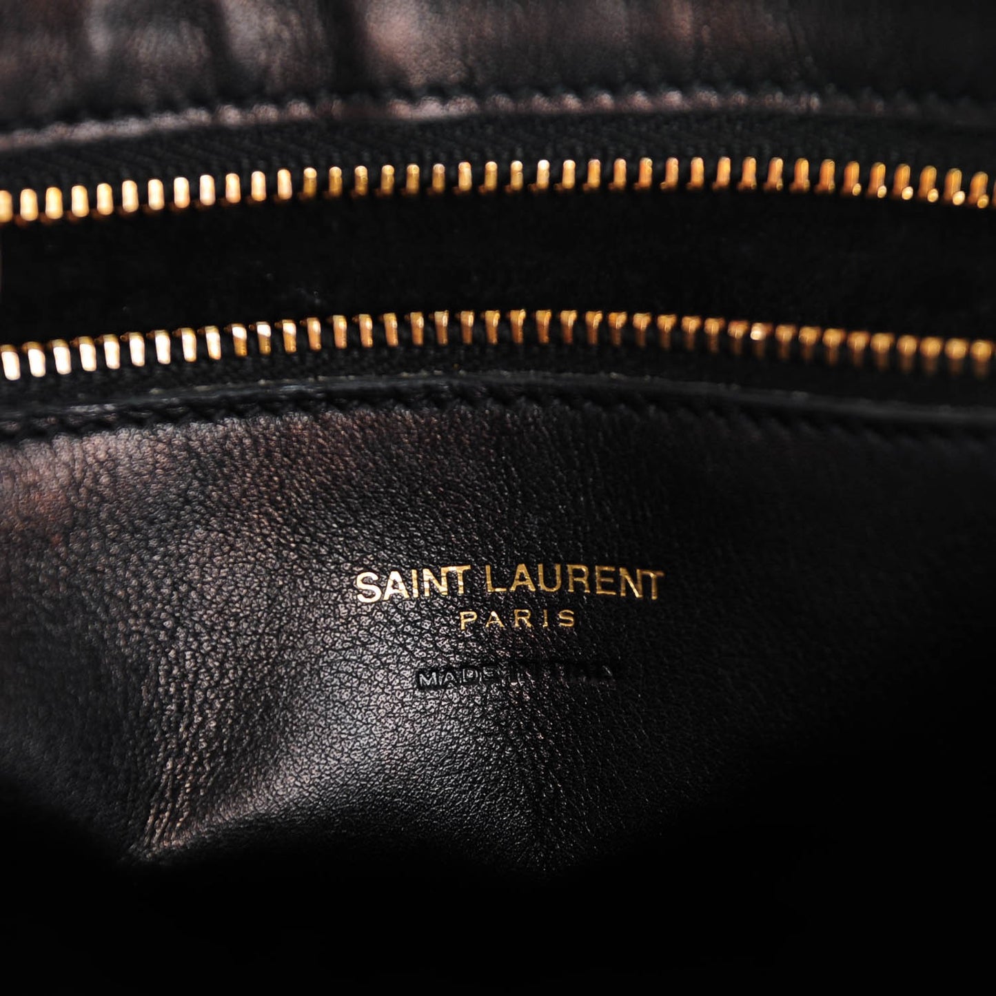 Calfskin Small Monogram Cabas Black