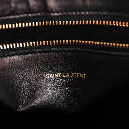Saint Laurent Calfskin Small Monogram Cabas Black 5 of 6