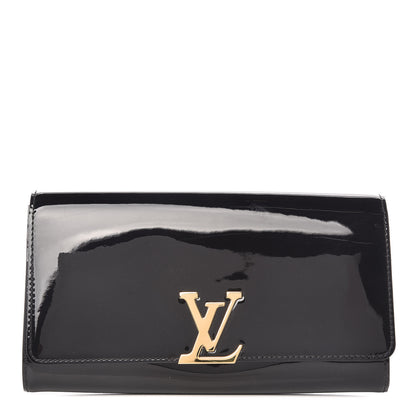 Louis Vuitton Patent Louise EW Clutch Black 1 of 7