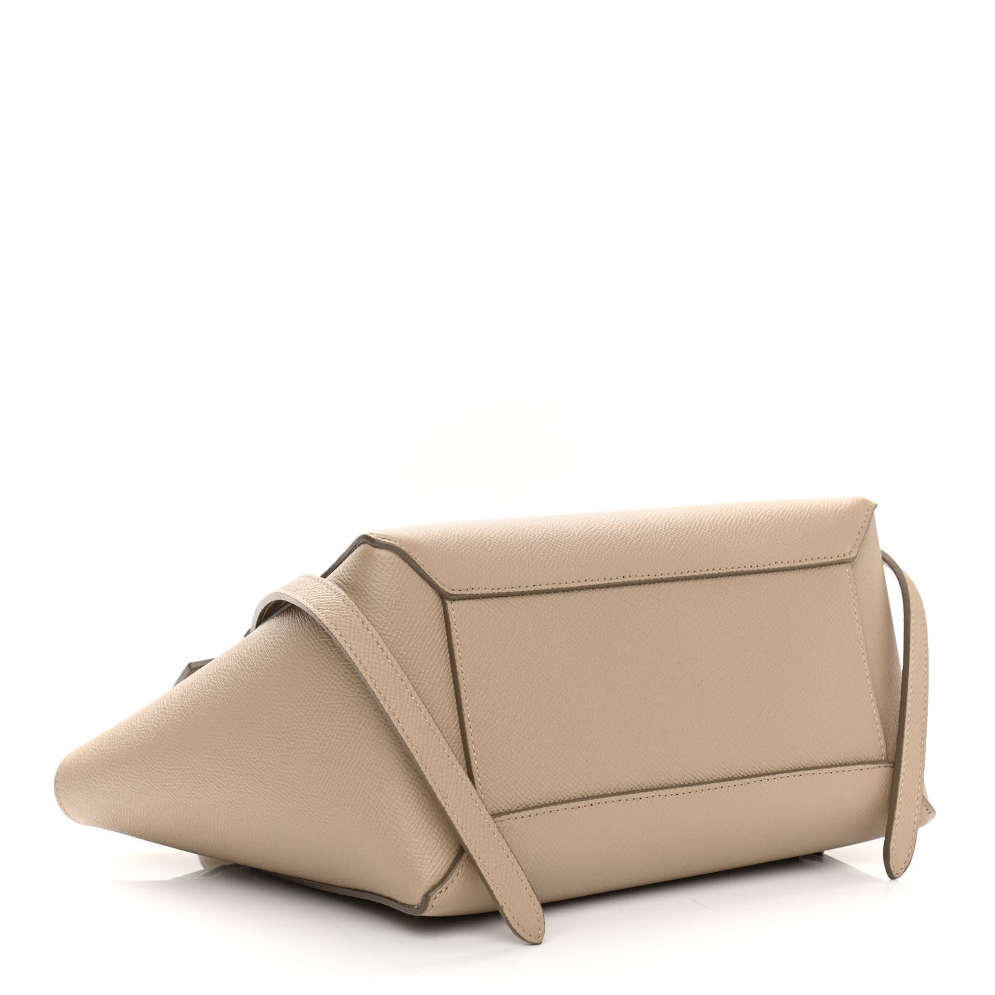 Grained Calfskin Mini Belt Bag Light Taupe