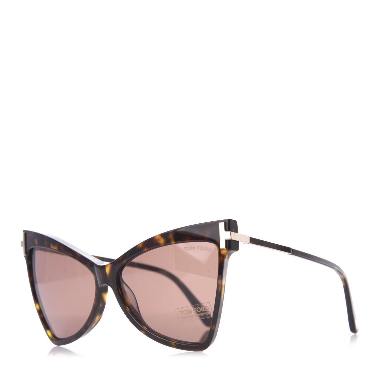 Tom Ford Acetate Tallulah TF767 Sunglasses Dark Havana 1 of 7