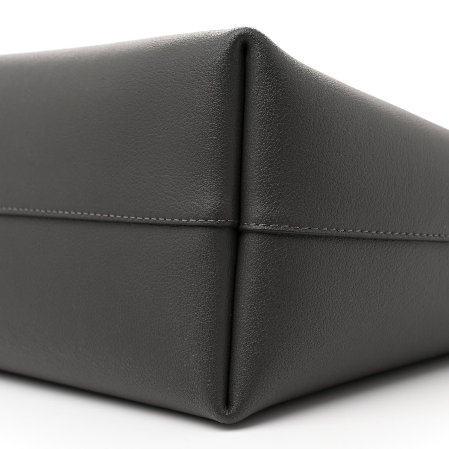 Saint Laurent Calfskin Large Shopping Tote Storm 11 of 11