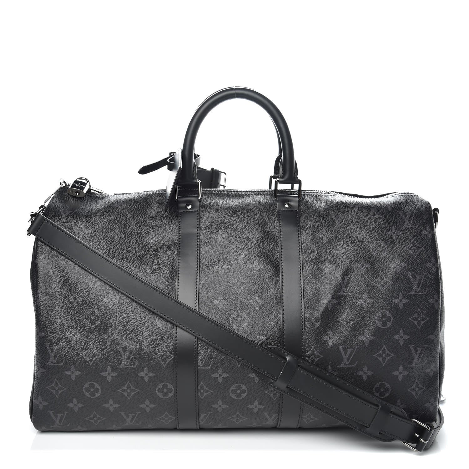 Louis Vuitton Monogram Eclipse Keepall Bandouliere 45 1 of 14