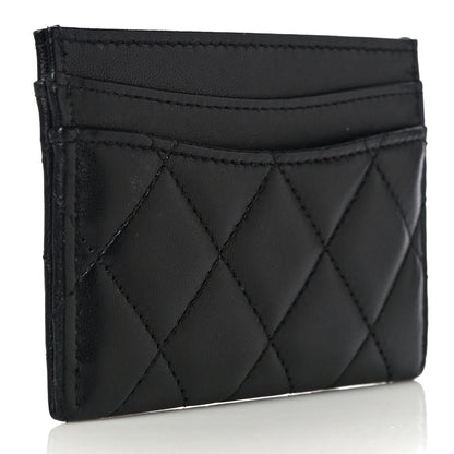 Chanel Lambskin Quilted Card Holder Black 3 of 12