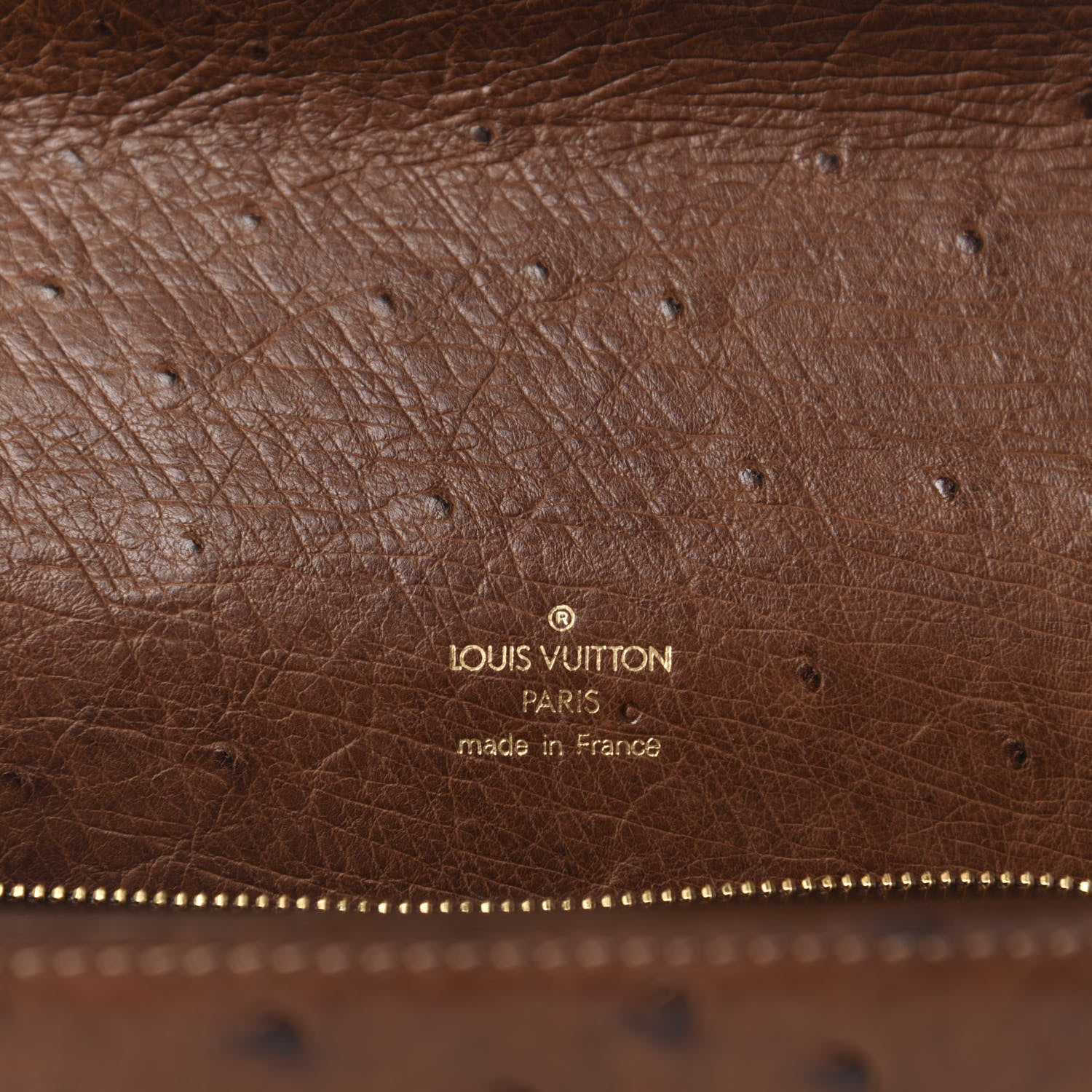 Louis Vuitton Ostrich Malesherbes 9 of 14