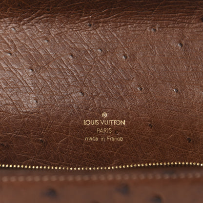 Louis Vuitton Ostrich Malesherbes 9 of 14
