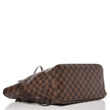 Louis Vuitton Damier Ebene Neo Neverfull MM Rose Ballerine 4 of 8