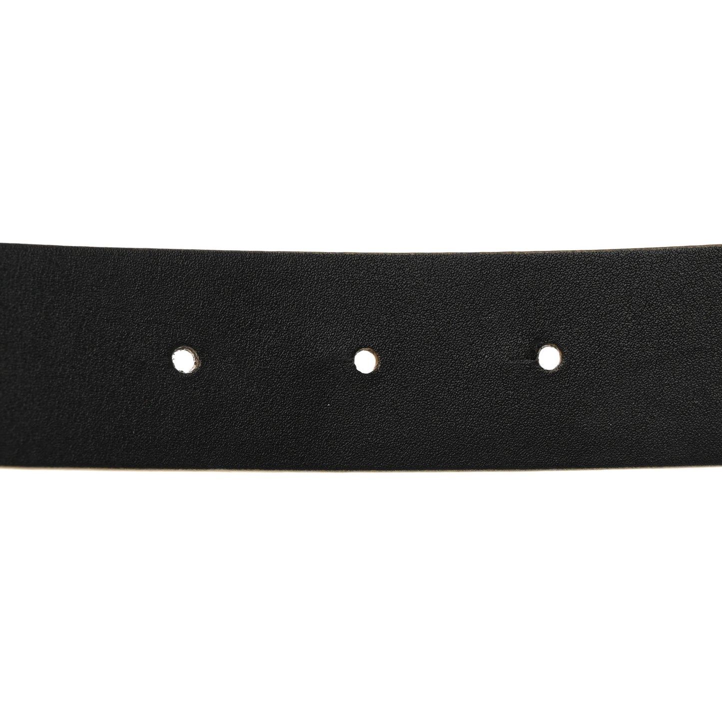 Metallic Calfskin CC Chain Belt 80 32 Gold
