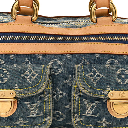 Louis Vuitton Monogram Denim Neo Speedy Blue 8 of 10