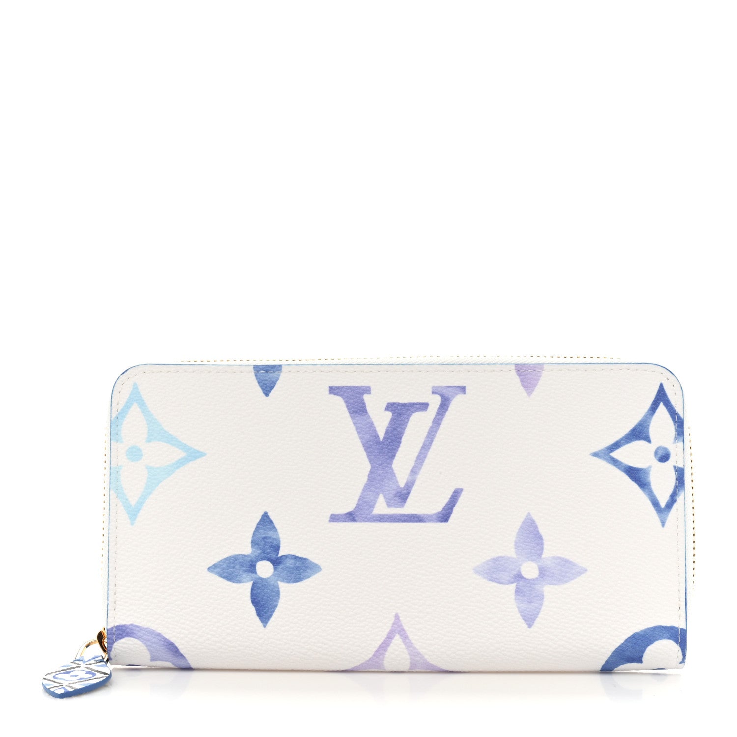 Louis Vuitton Monogram Giant By The Pool Zippy Wallet Resort Blue 1 of 12