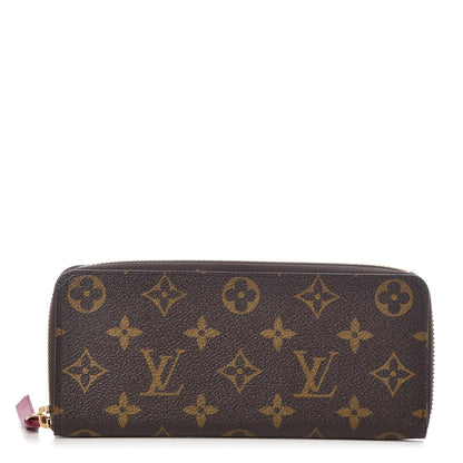 Louis Vuitton Monogram Clemence Wallet Fuchsia 1 of 8