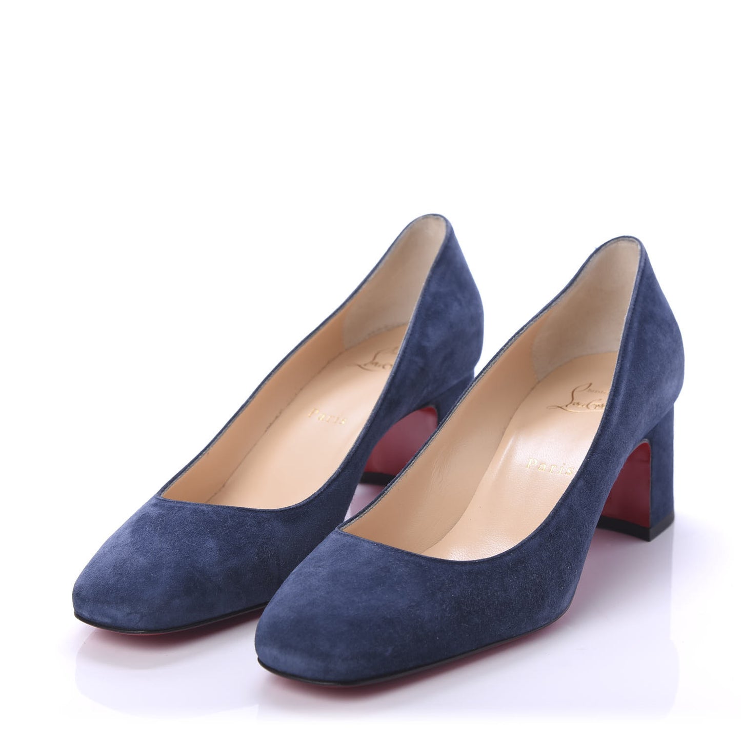 Veau Velours Donna Stud 55 Pumps 39 Bavarois