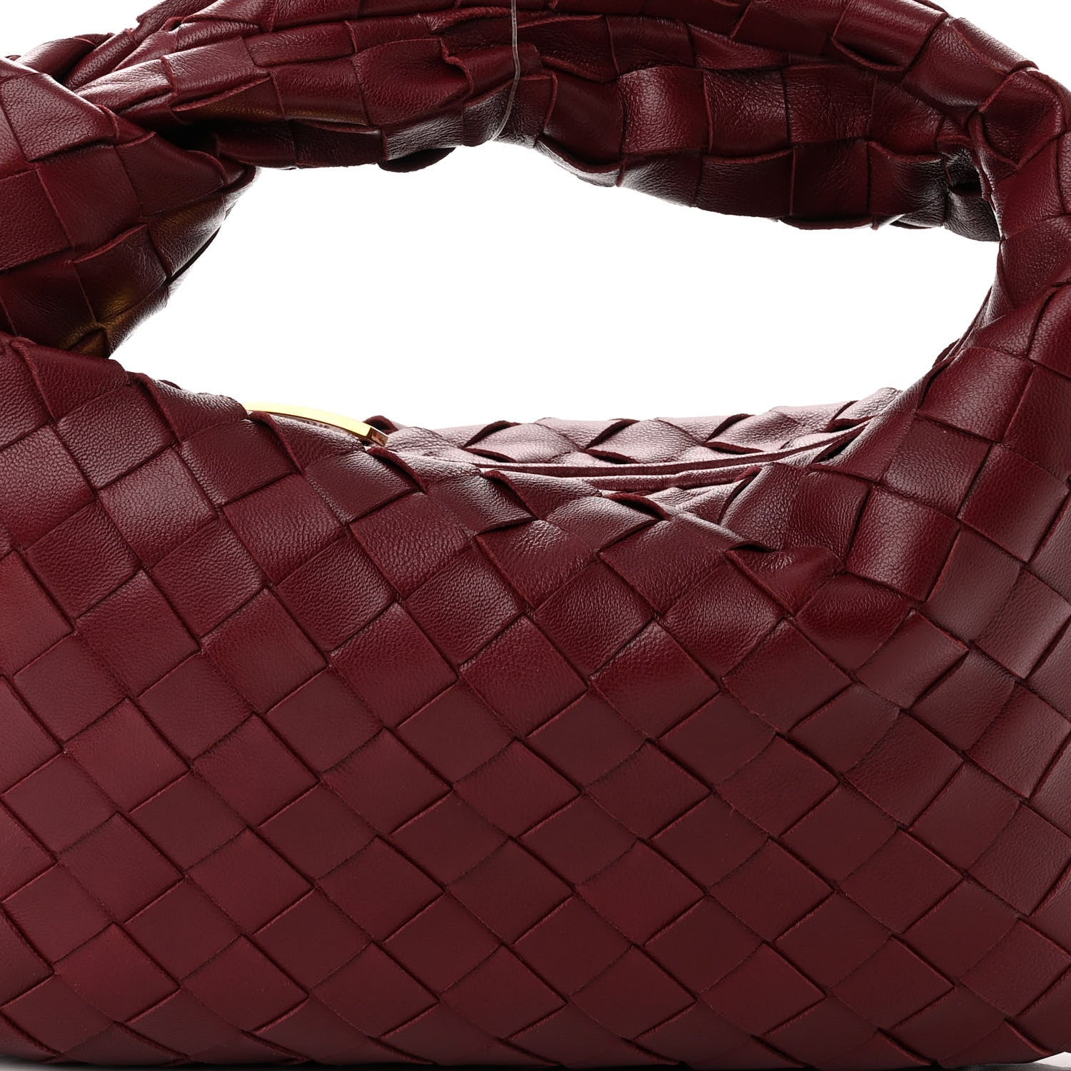 Bottega Veneta Nappa Intrecciato Mini Jodie Burgundy 7 of 9