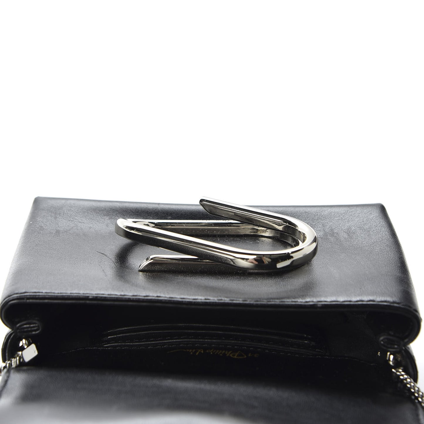 3.1 Calfskin Stingray Embossed Micro Alix Crossbody Bag Black