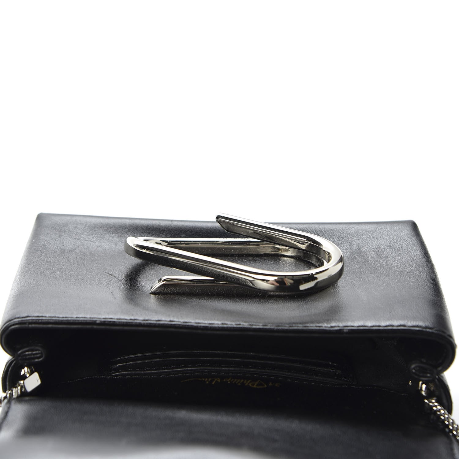3.1 Phillip Lim 3.1 Calfskin Stingray Embossed Micro Alix Crossbody Bag Black 4 of 8