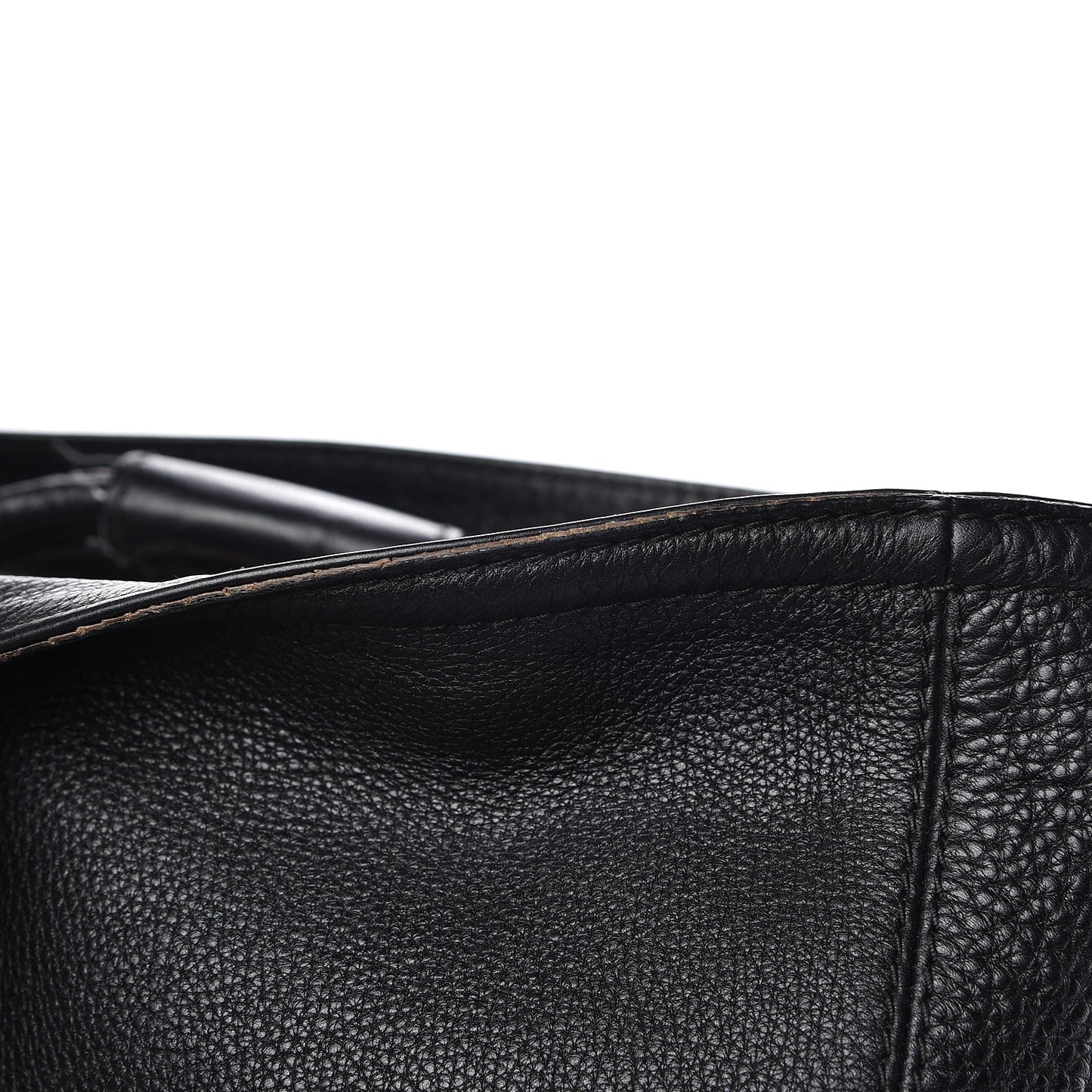 Calfskin Large Techno Horsebit Hobo Black