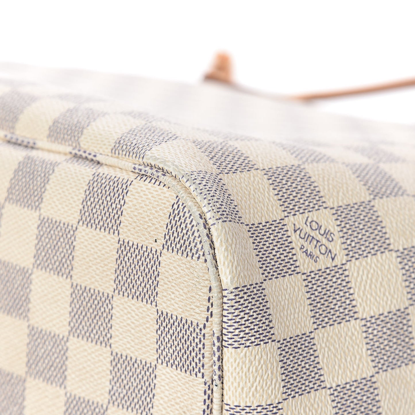 Damier Azur Neo Neverfull MM Rose Ballerine