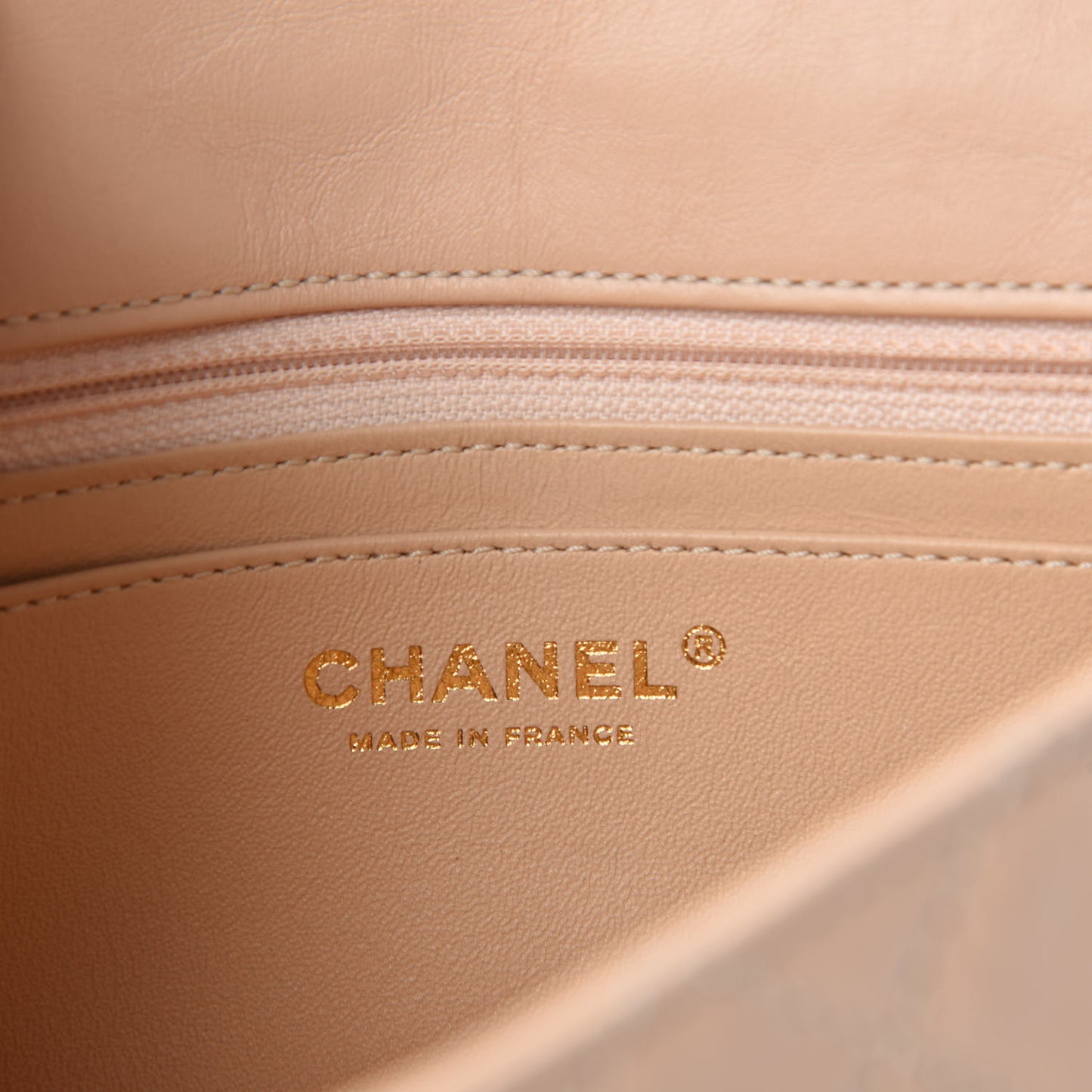 Aged Calfskin Quilted 2.55 Reissue Mini Flap Beige