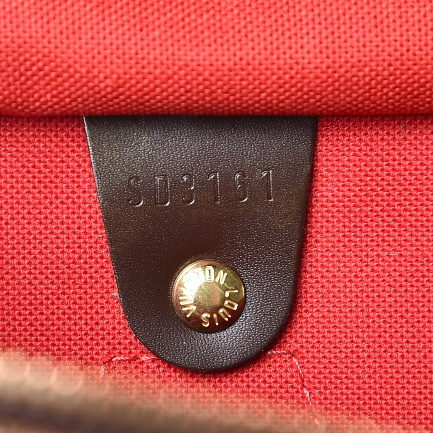 Louis Vuitton Damier Ebene Speedy 35 7 of 8