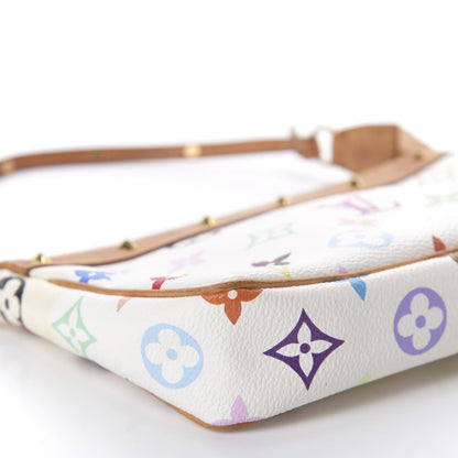 Louis Vuitton Monogram Multicolor Pochette Accessories White 6 of 11
