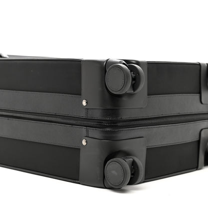 Prada Tessuto Nylon Saffiano Trolley Luggage Black 8 of 13