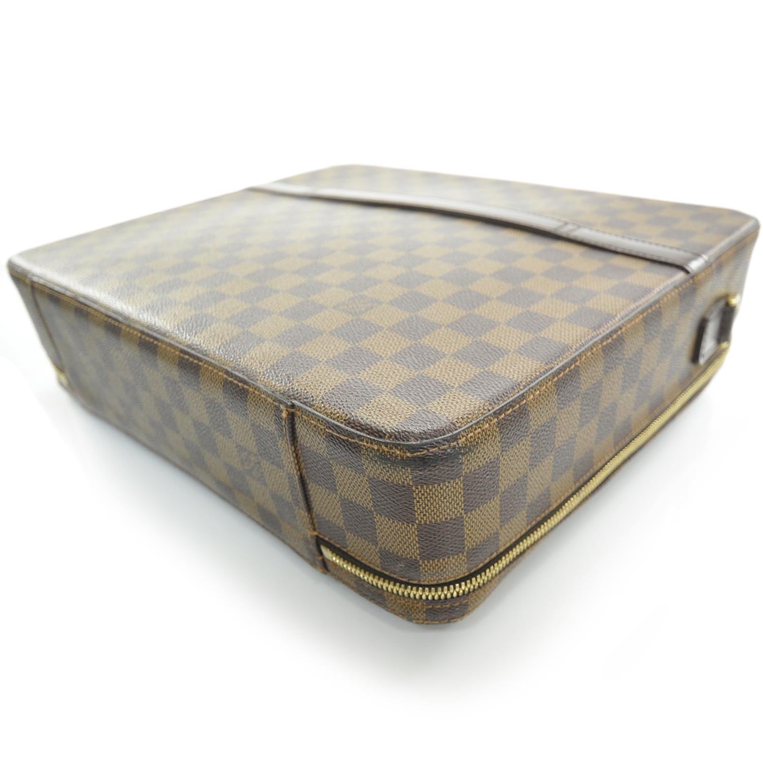Louis Vuitton Damier Ebene Porte Ordinateur Sabana Computer Case 4 of 8