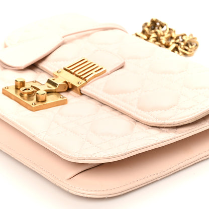Christian Dior Lambskin Cannage Large Dioraddict Flap Rose Poudre 9 of 10