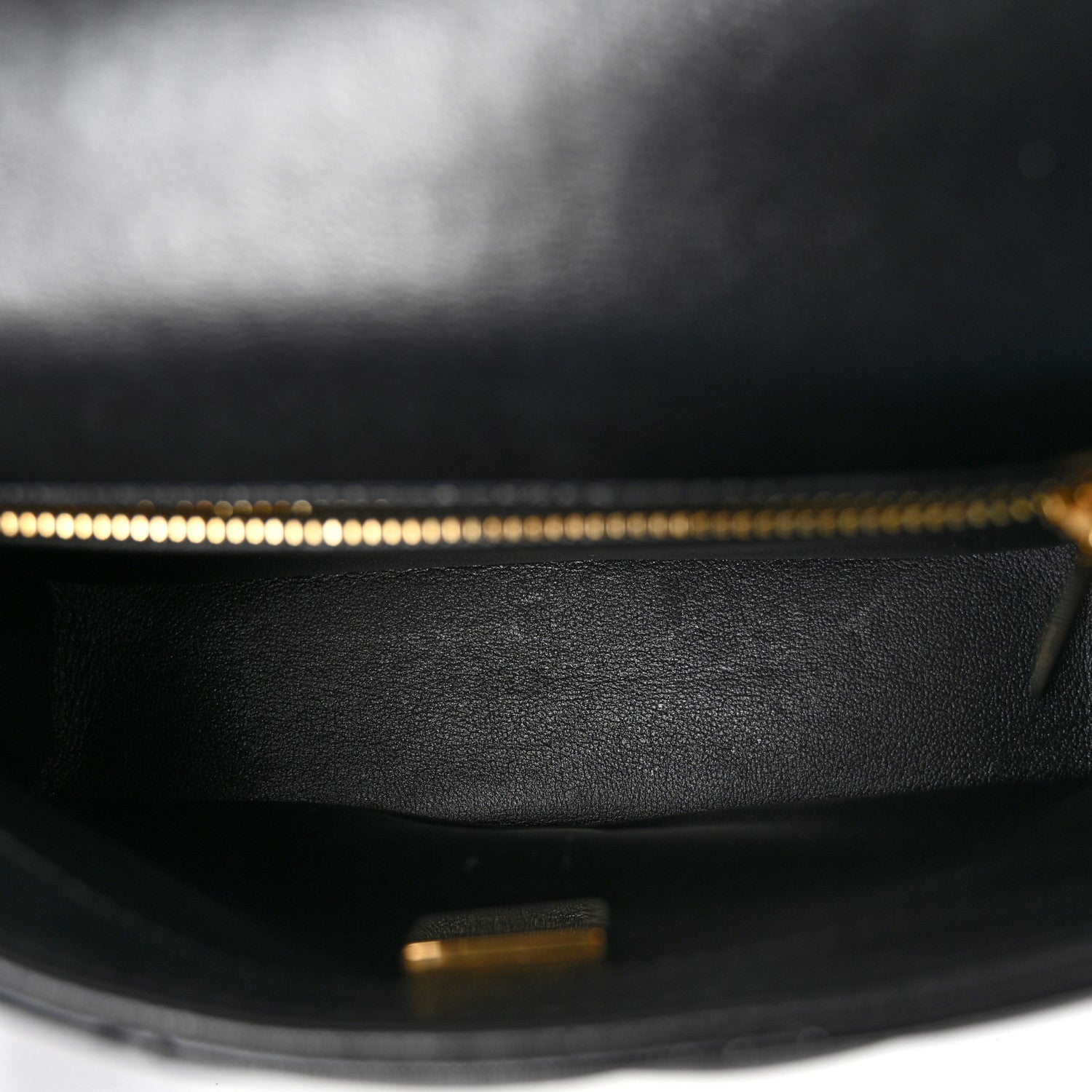 Chanel Lambskin Resin Quilted Top Handle Flap Black 5 of 10