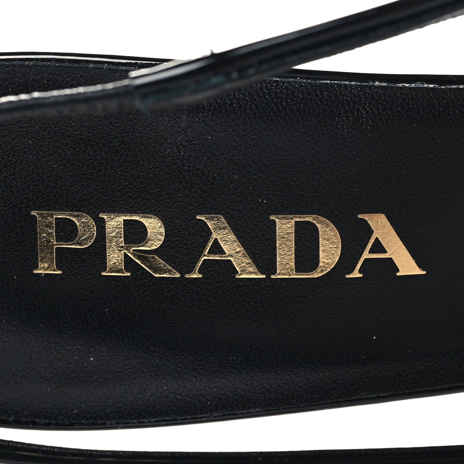 Prada Vernice Crystal Bow Slingback Pumps 39 Black 8 of 9