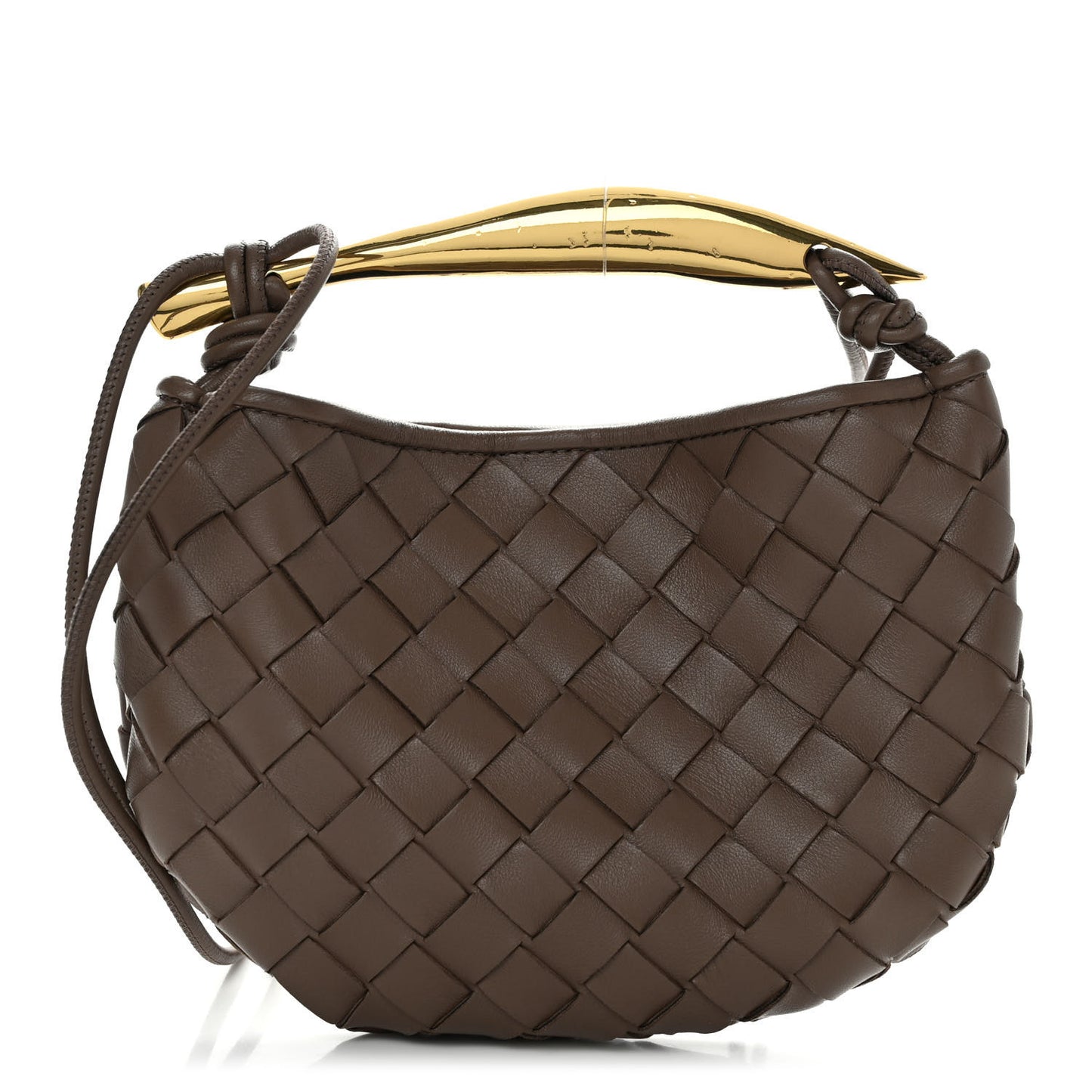 Nappa Intrecciato Mini Sardine Bag Taupe Grey
