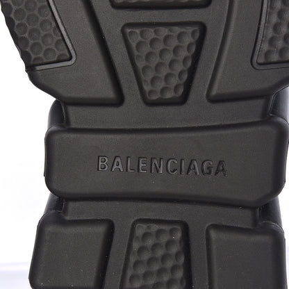 Balenciaga Neoprene Knit Allover Logo Womens Speed Sneakers 39 Black Fuchsia 6 of 8