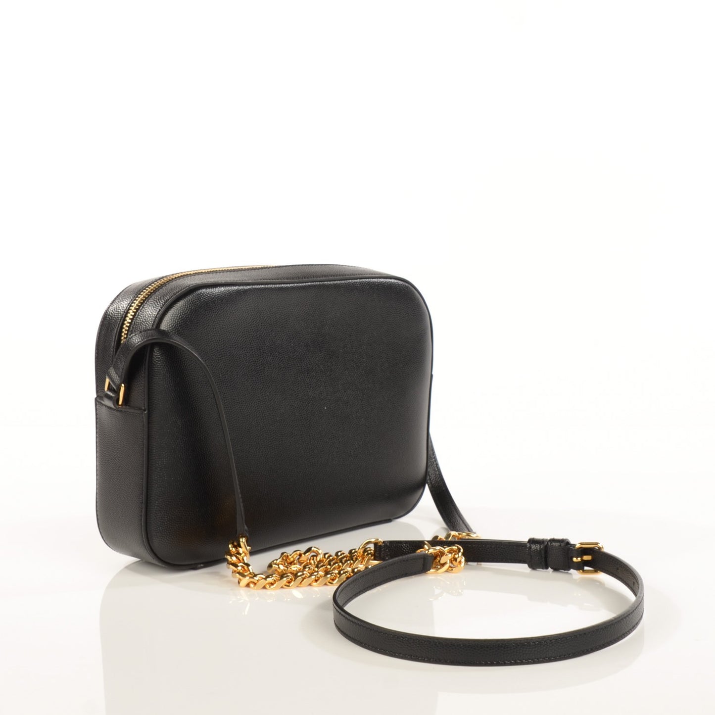 Grain De Poudre Medium Classic Monogram Camera Bag Black