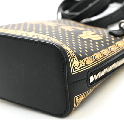 Gucci X SEGA Calfskin GUCCY Stars Mini Dome Shoulder Bag Black Gold 10 of 10