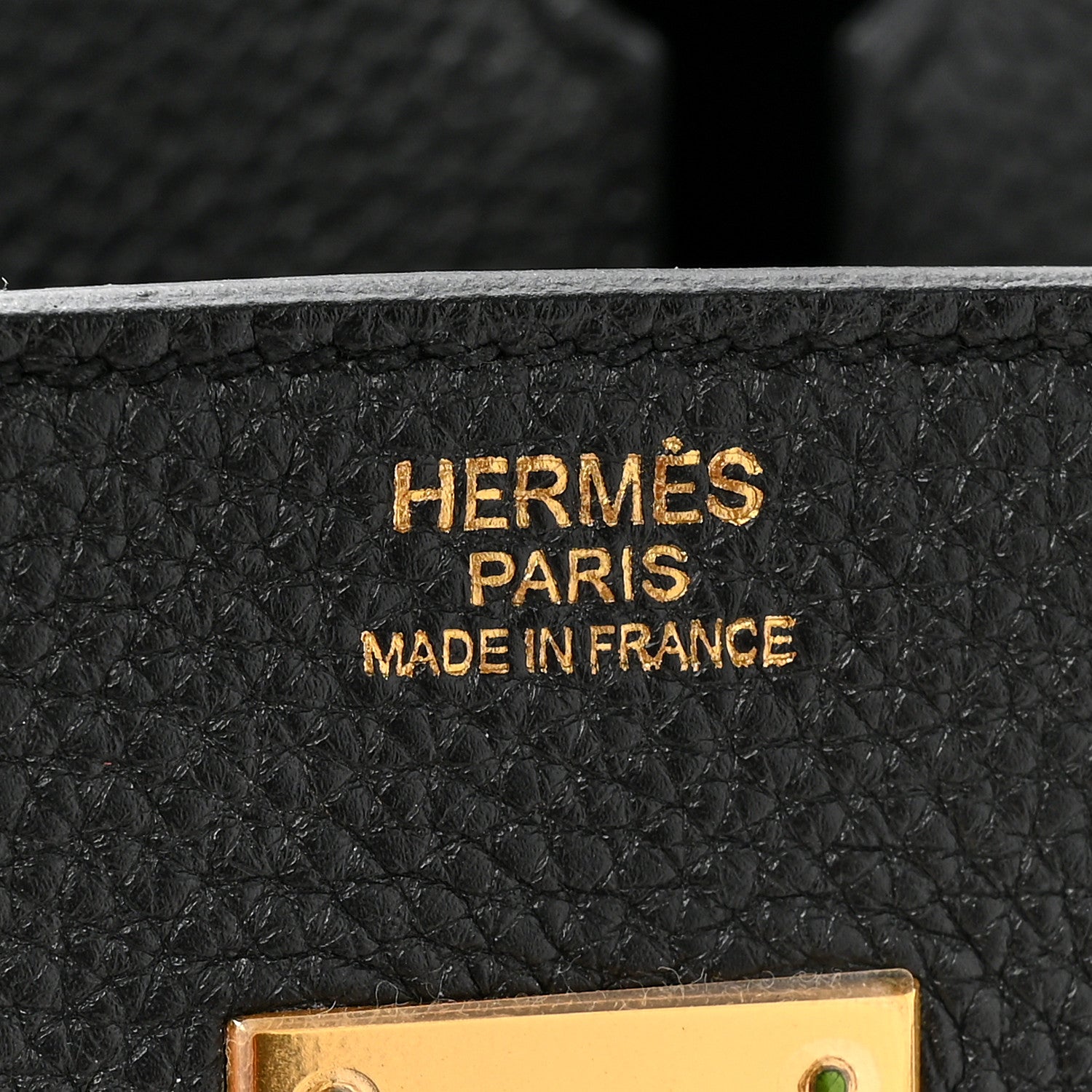 Hermes Togo Birkin 30 Black 6 of 12