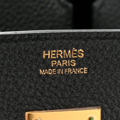 Hermes Togo Birkin 30 Black 6 of 12