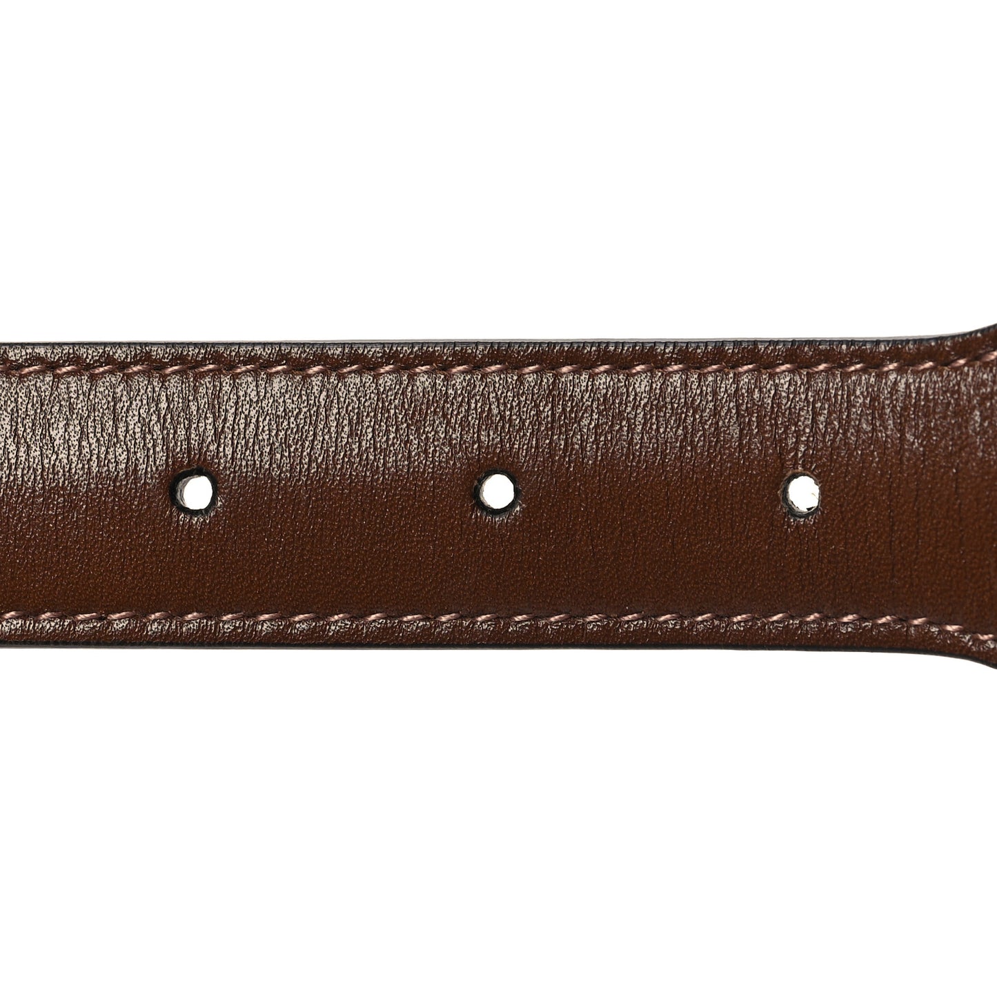 Efesto Leather Horsebit 25mm Belt 85 34 Brown Sugar