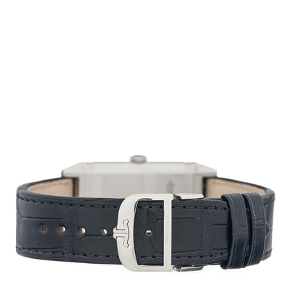 Jaeger-LeCoultre Stainless Steel Alligator 28.3mm Reverso Duoface Automatic Watch Q38384AB 4 of 6