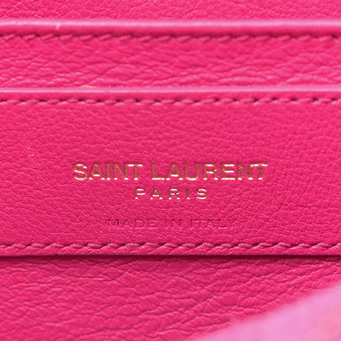 Calfskin Small Monogram Cabas Fuchsia