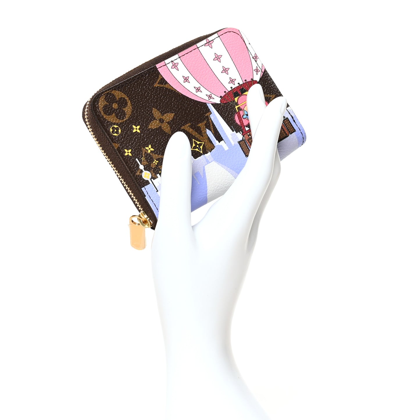 Monogram 2019 Christmas Animation Zippy Coin Purse