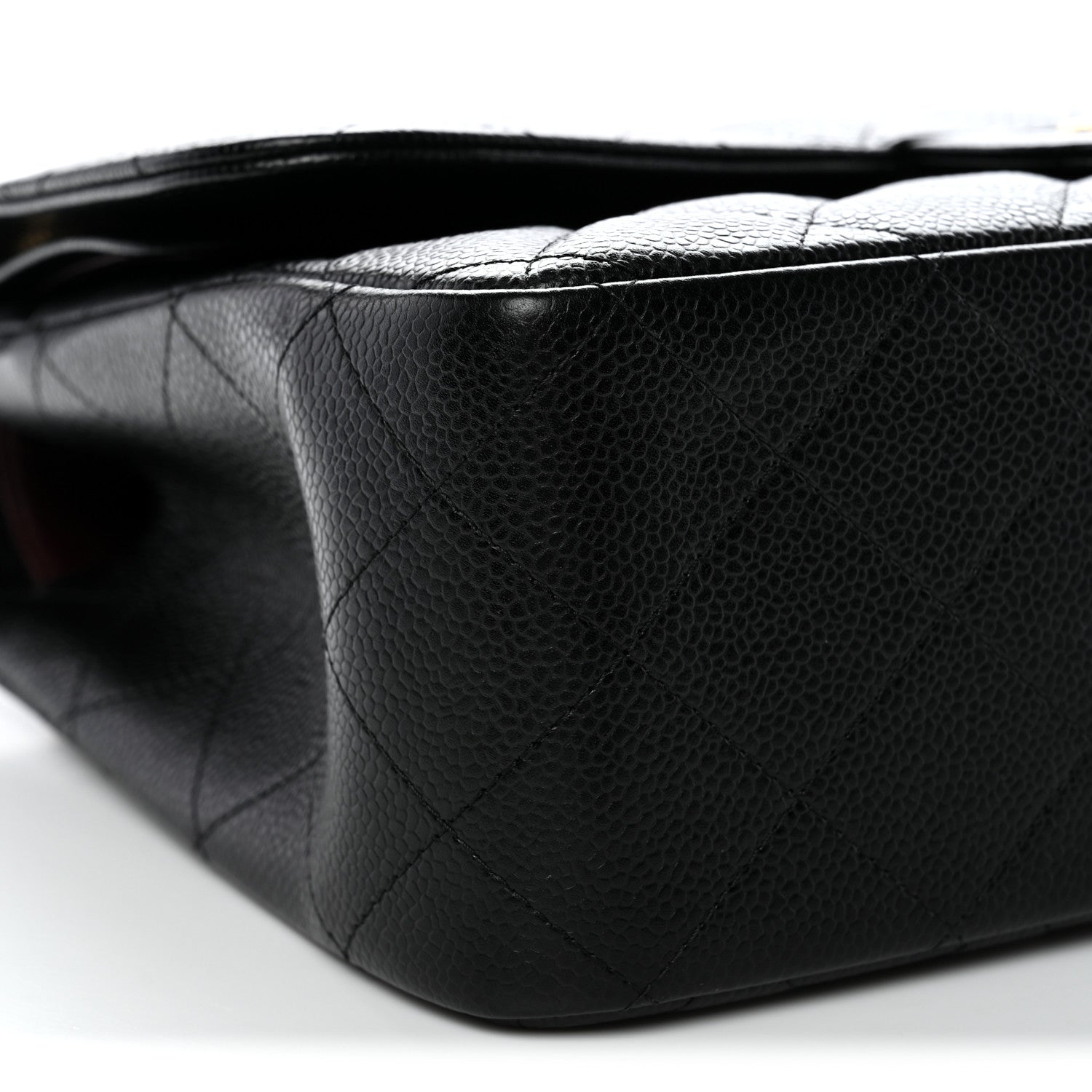 Chanel Caviar Quilted Jumbo Double Flap Black 10 of 11